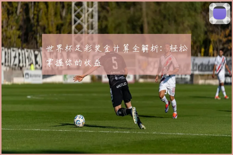 世界杯足彩奖金计算全解析：轻松掌握你的收益